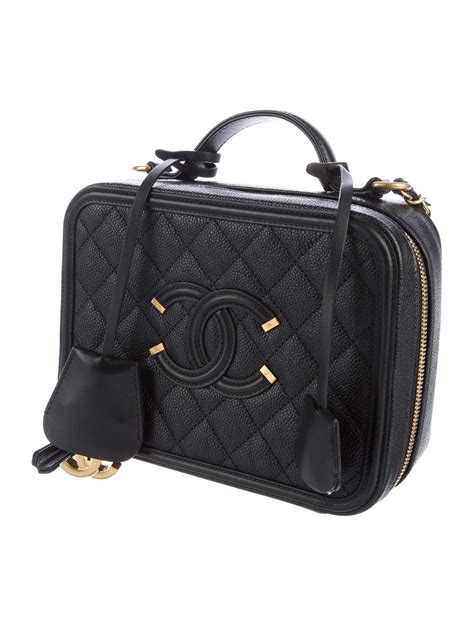 chanel filigree vanity case 2021|chanel vanity bag vintage.